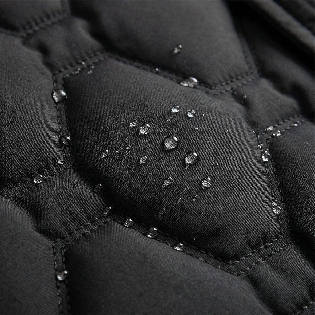 Quilted Longline Hooded Puffer Coat for Women