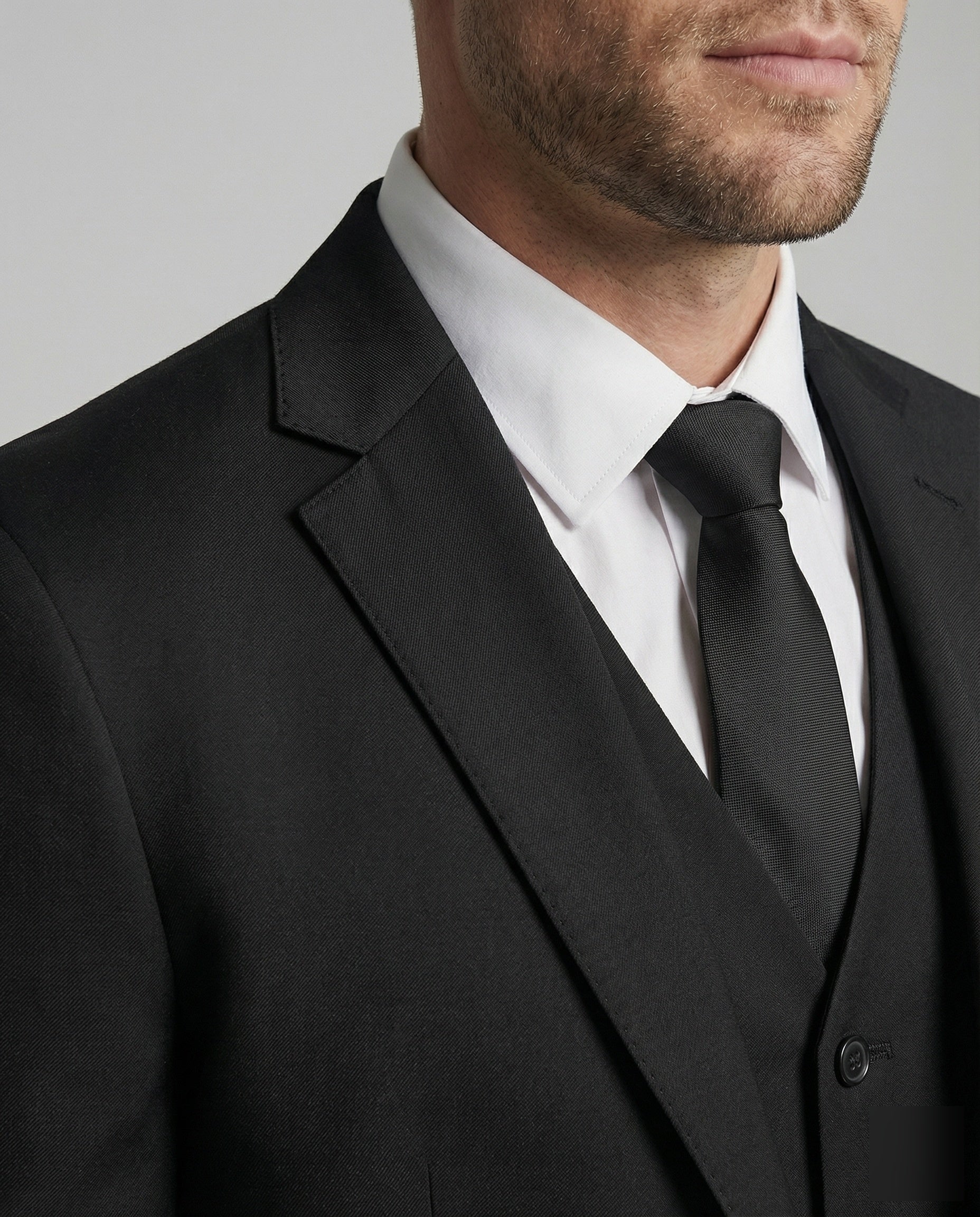 Three-Piece Suit Set with Waistcoat and Trousers for Men