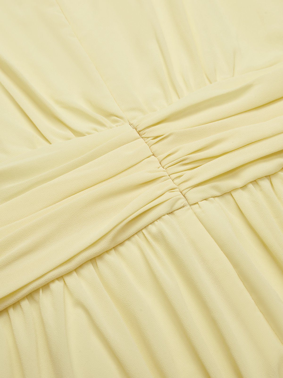 Wedding Guest Sleeveless A-Line Maxi Dress with Ruched Waist for Women