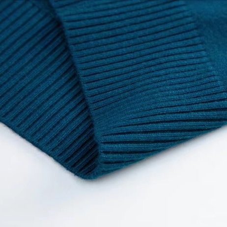 Structured Knit Casual Sweater Jumper with Roll Neck for Women