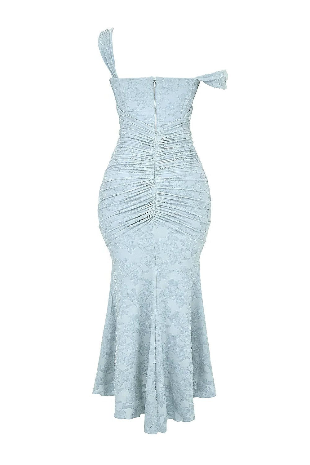 Wedding Guest Wrap Midi Dress for Women with Scoop Neckline